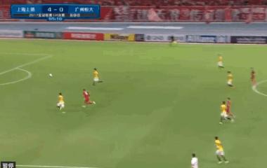 上港vs恒大武磊闪电球,张琳芃上港赛后