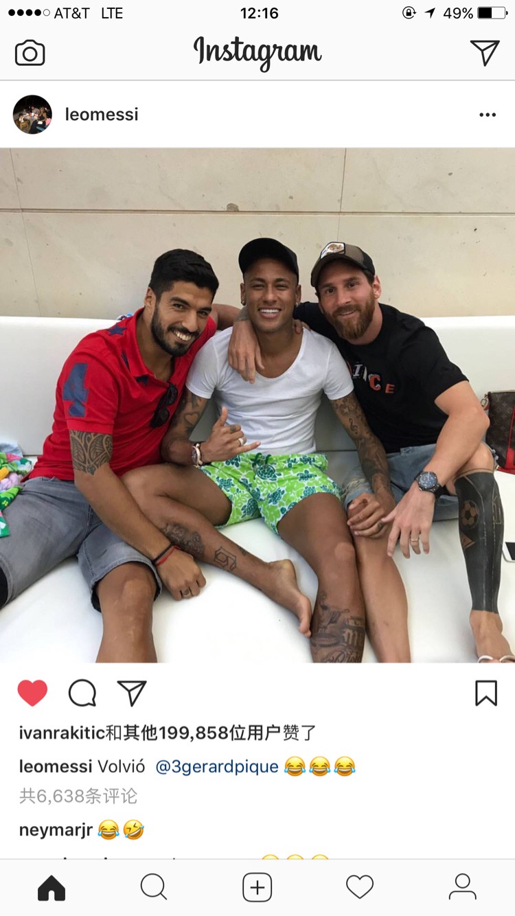 流量大户：巴萨将起诉内马尔！梅西却支持内马尔！天使加盟巴萨