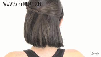 头发乱怎么扎低丸子头,头发尴尬期的各种扎法