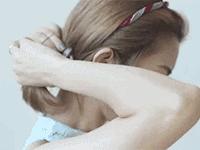 头发乱怎么扎低丸子头,头发尴尬期的各种扎法