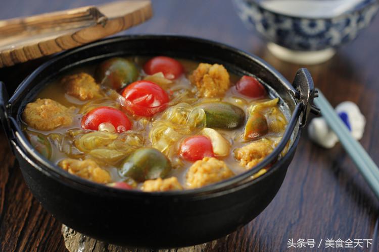 咖喱丸子做成的汤,咖喱丸子还需要放什么