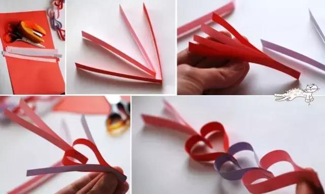 爱心简单折纸手工幼儿园,3-6岁幼儿折纸手工爱心