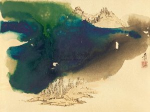 张大千的泼墨泼彩法具体是什么,张大千泼墨泼彩山水创作视频