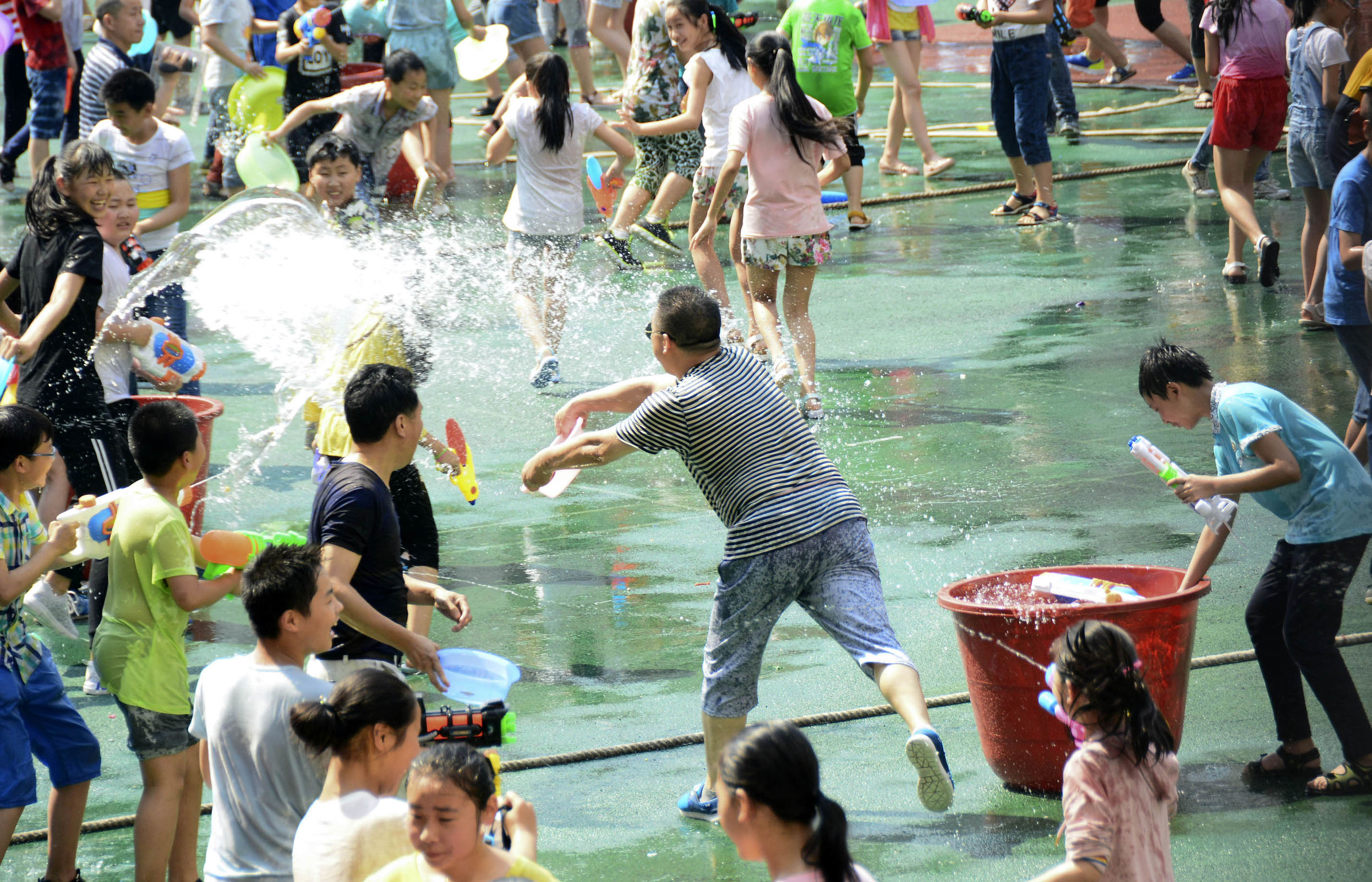 巴州三小素质拓展活动,巴州三中训练