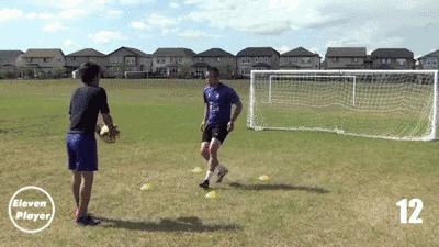 足球高远球技术练习,足球半高球训练方法视频