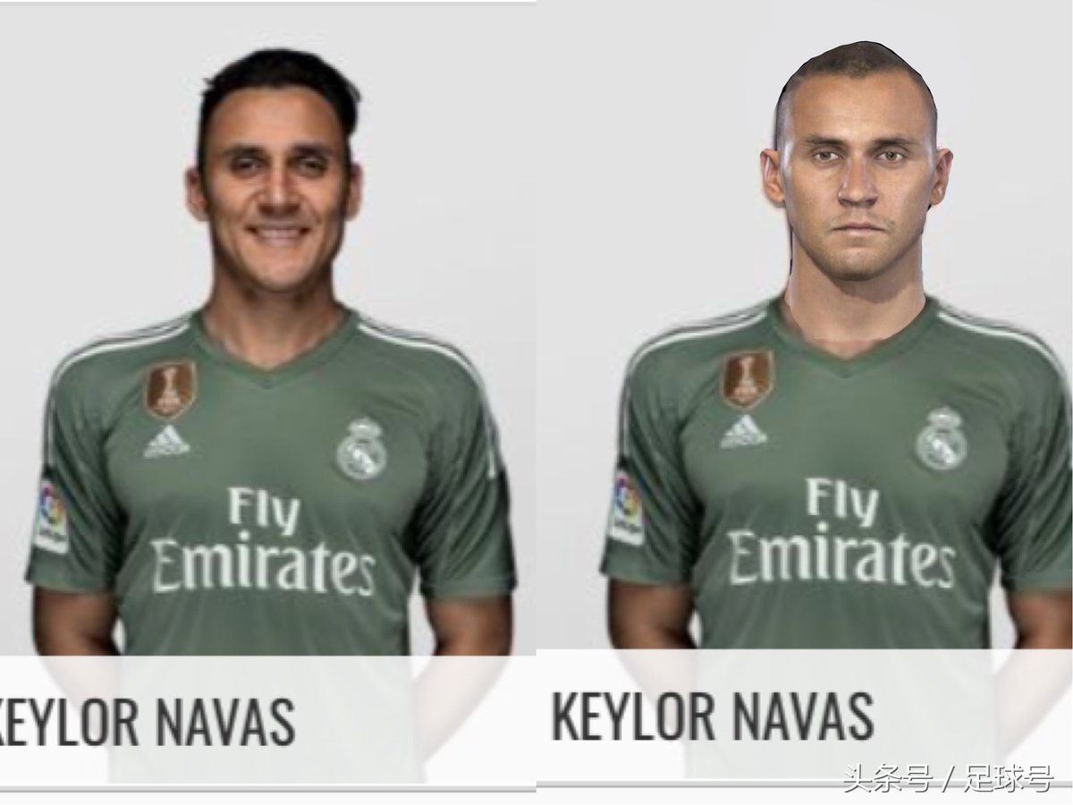 pes2018罗纳尔多脸型,pes2018维尼修斯脸型