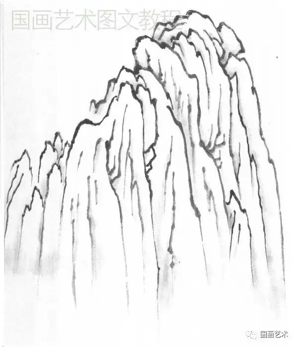 山水画教程300例,山水画技法基础入门