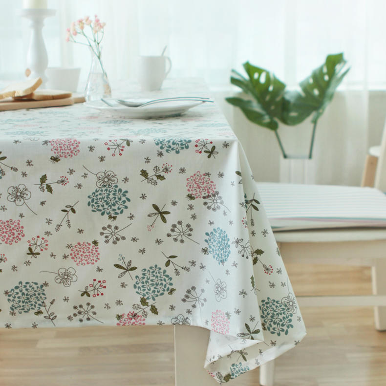 小清新餐桌桌布,餐桌桌布简单大方的