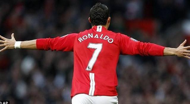 曼联7号c罗贝克汉姆照片,c罗曼联7号传奇人物