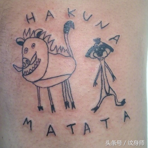 最丑的纹身,纹的最难看的纹身