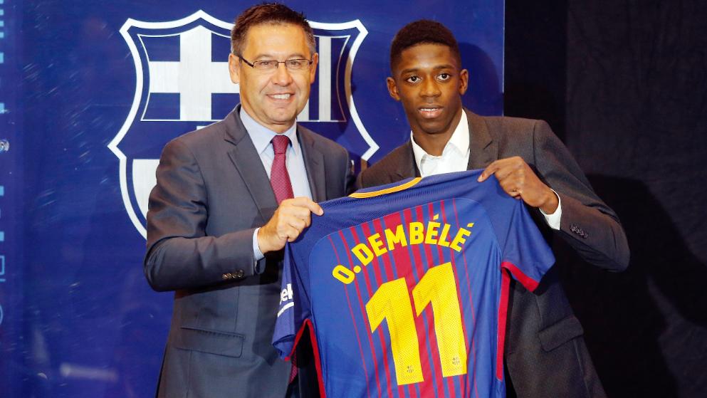 登贝莱顶替内马尔,巴塞罗那登贝莱