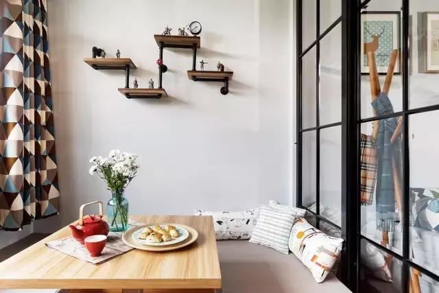 北欧玻璃隔断屏风,北欧风格玻璃隔断效果图大全