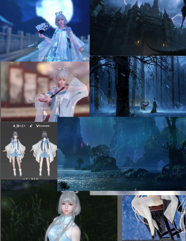 洛天依mc像素图教程,天涯明月刀洛天依动态图