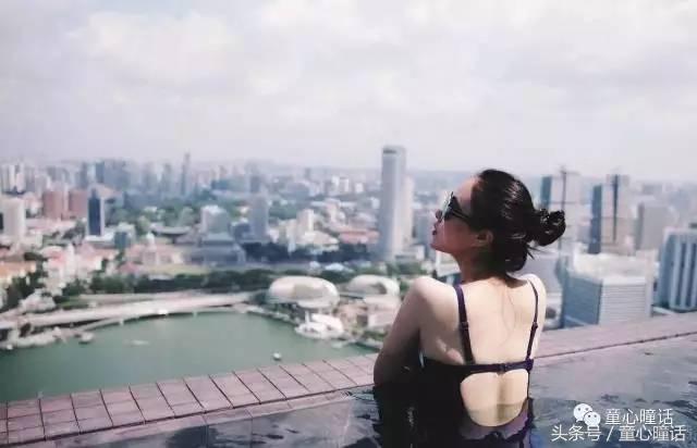 新加坡滨海湾金沙酒店无边泳池,新加坡海边金沙酒店