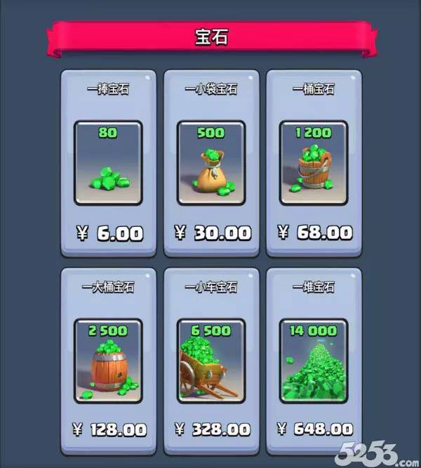 部落冲突皇室战争用充钱么,皇室战争怎么充值