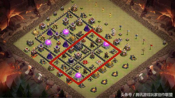 部落冲突九本神阵慢回放,部落冲突9本神阵分享