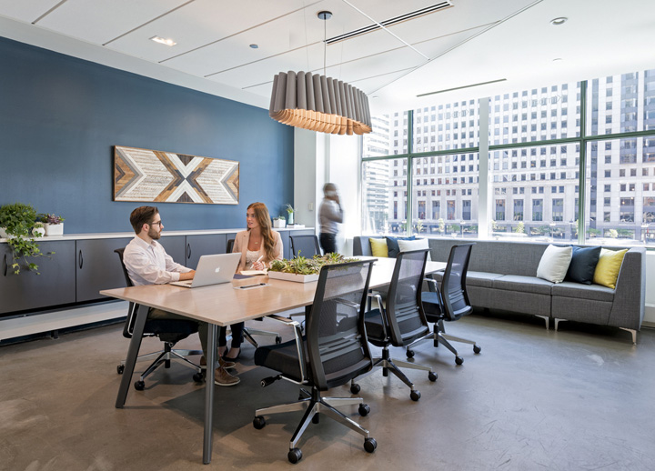 潮流先锋家具商KimballOffice芝加哥展厅设计欣赏