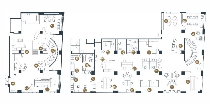潮流先锋家具商KimballOffice芝加哥展厅设计欣赏