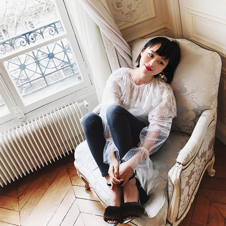 时尚的渔网装,渔网潮酷穿搭