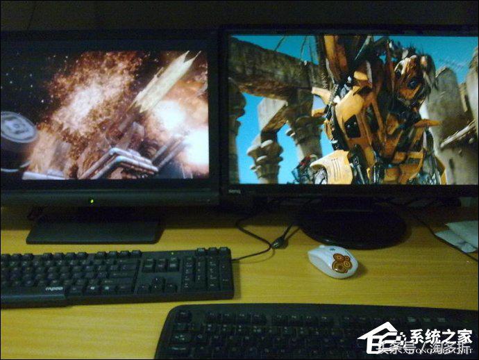 电脑一拖二教程,电脑一拖二打游戏