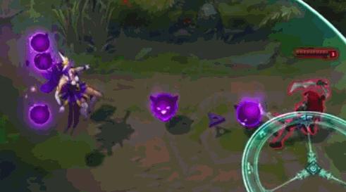 lol星之守护者卡莎炫彩特效展示,lol星之守护者阿狸特效