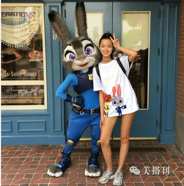 雎晓雯外国,雎晓雯内地女模特