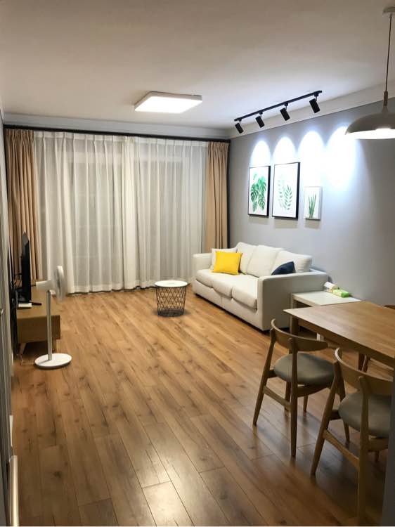 手机像素不是很高，晒晒6万北欧宜家风装修，最后附上装修清单