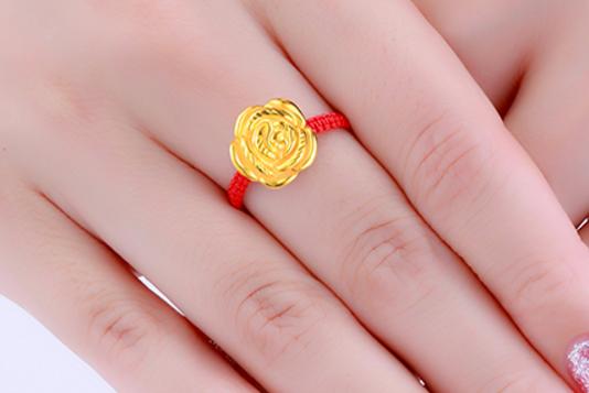 黄金戒指手链一体,比较流行的黄金戒指