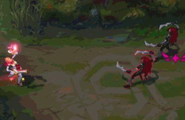 lol星之守护者卡莎炫彩特效展示,lol星之守护者阿狸特效