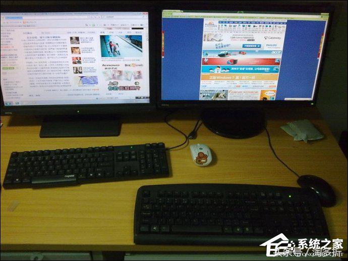 电脑一拖二教程,电脑一拖二打游戏