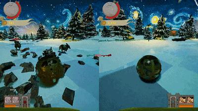 滚石头竞技游戏,滚石头的游戏