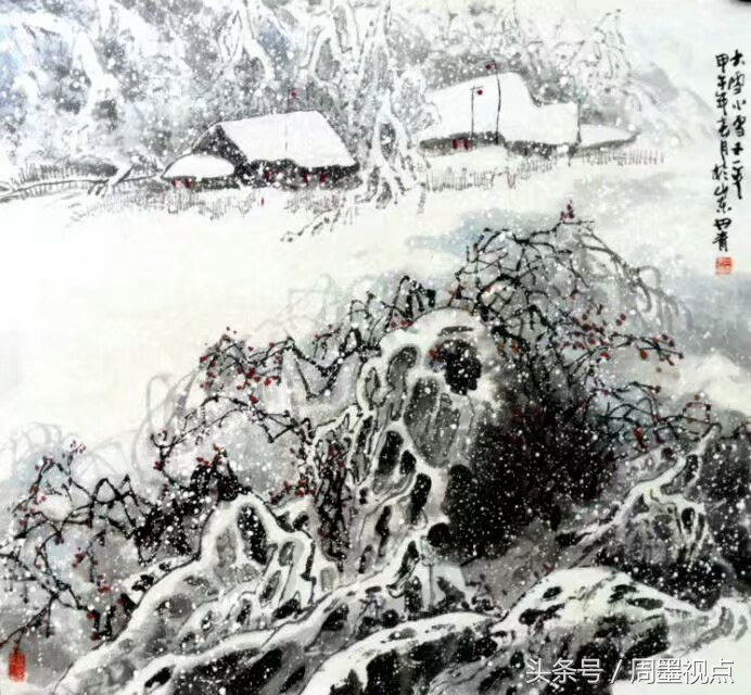 丹青从来真国粹净墨无暇写春知