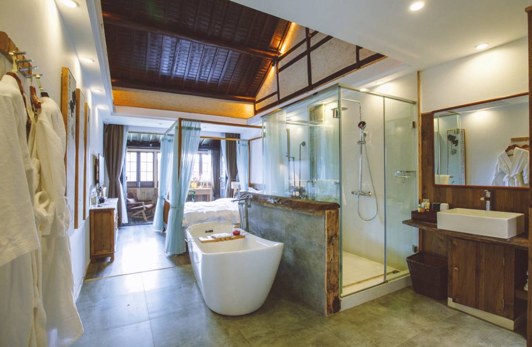 西塘古镇临水露台民宿三人住,梦里水乡西塘小桥流水人家