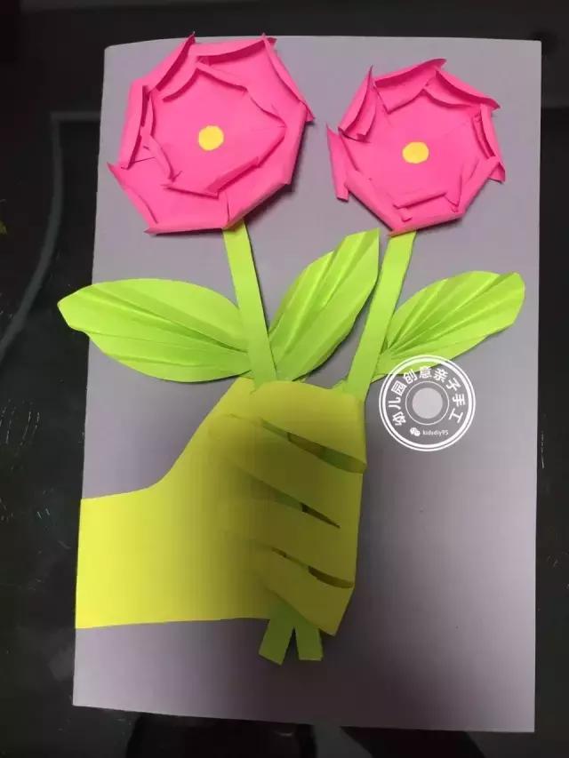 幼儿园孩子手工教师节礼物最简单,教师节幼儿园亲子手工做法