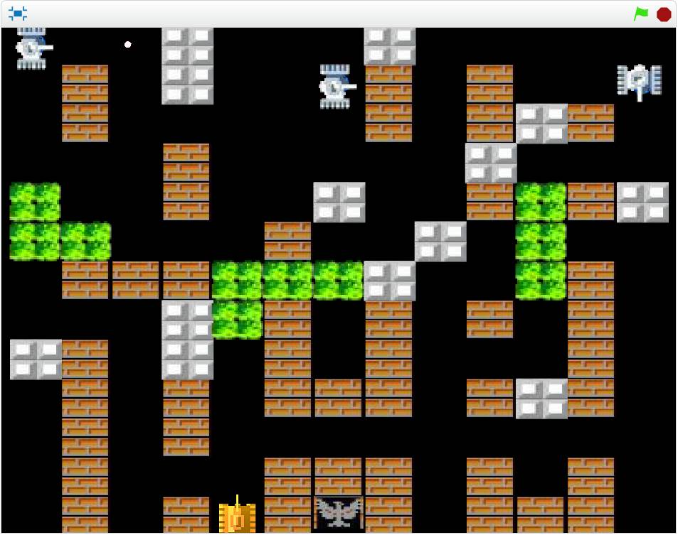 scratch坦克大战怎么做人机,scratch坦克大战制作完整教程