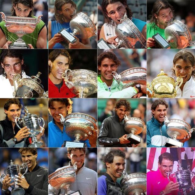 纳达尔大满贯夺冠合集,纳达尔横扫伊斯内尔