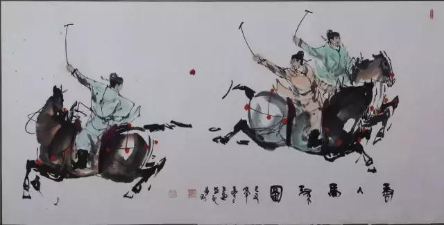 华清球场比赛,马球比赛杨贵妃