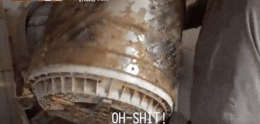 洗衣机里原来这么脏你看过吗,洗衣机内胆太脏了怎么个拆法