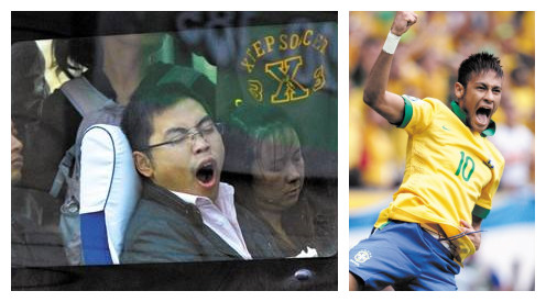 中国足球对比巴西足球,中国足球和巴西足球的差距