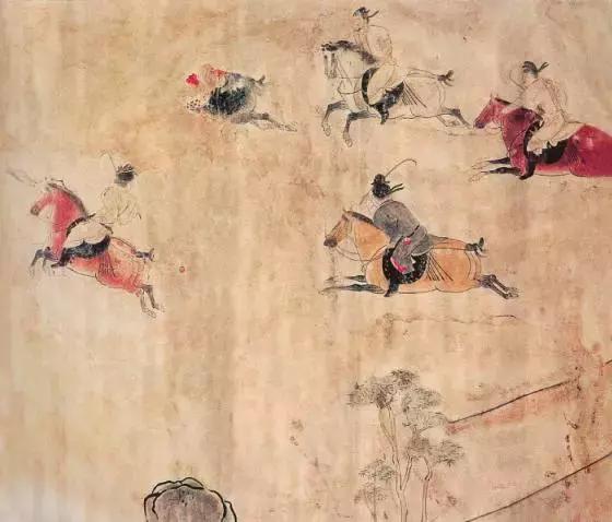 华清球场比赛,马球比赛杨贵妃