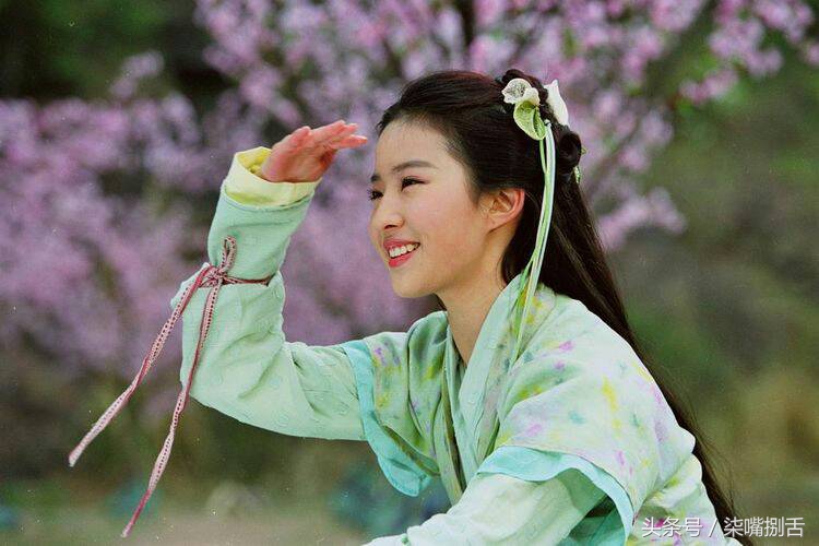 古装绿衣美女,迪丽热巴杨颖赵丽颖古装