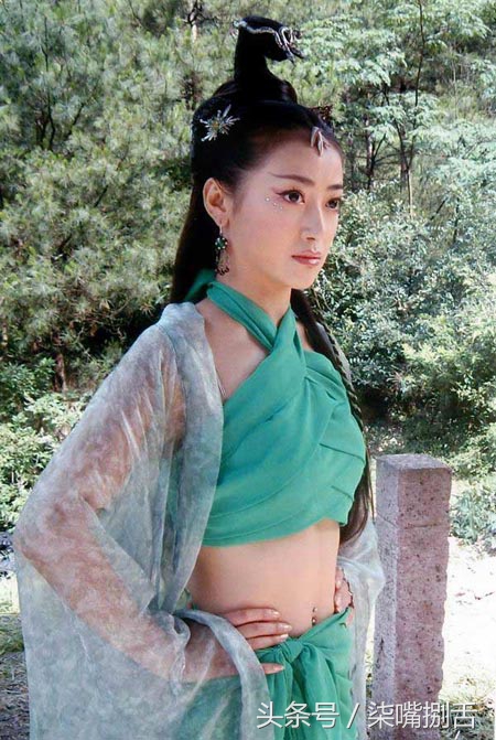 古装绿衣美女,迪丽热巴杨颖赵丽颖古装