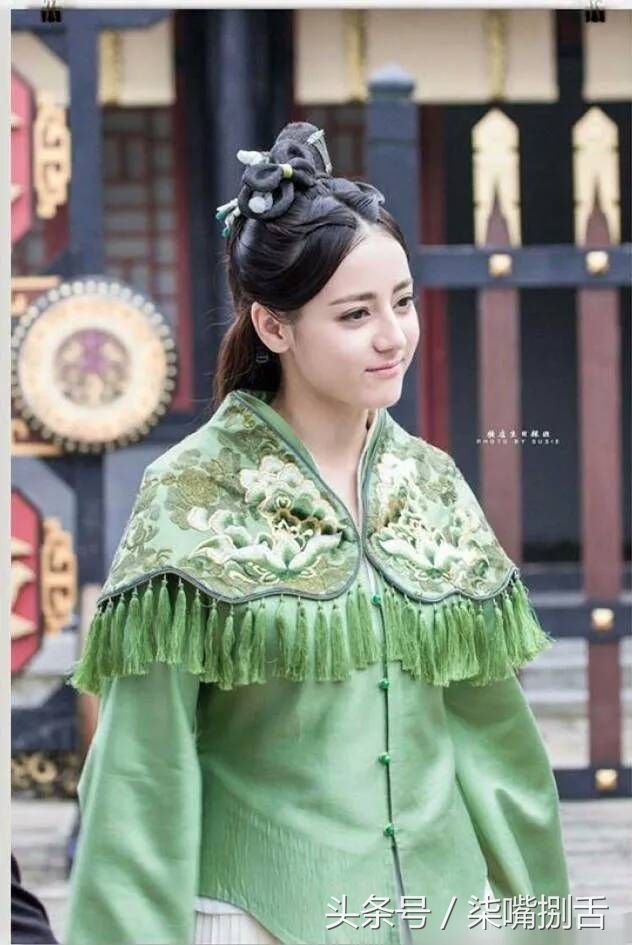 古装绿衣美女,迪丽热巴杨颖赵丽颖古装