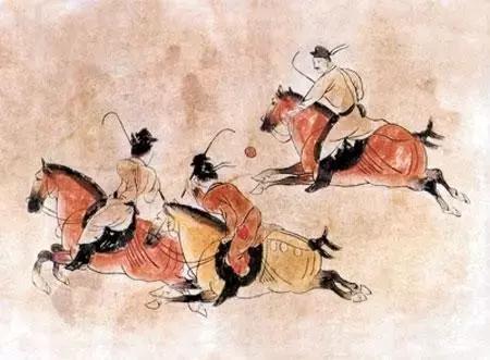 华清球场比赛,马球比赛杨贵妃