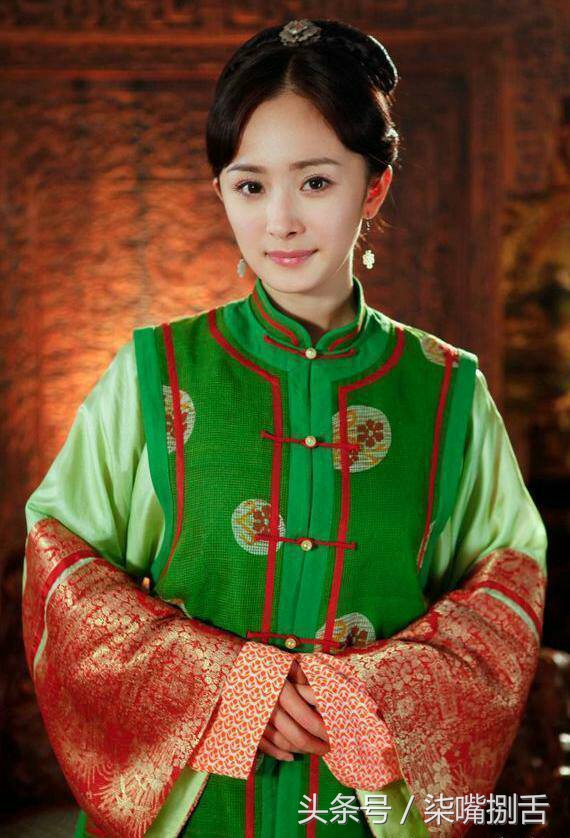 古装绿衣美女,迪丽热巴杨颖赵丽颖古装