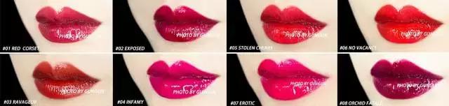 口红对比分析,口红颜值大比拼