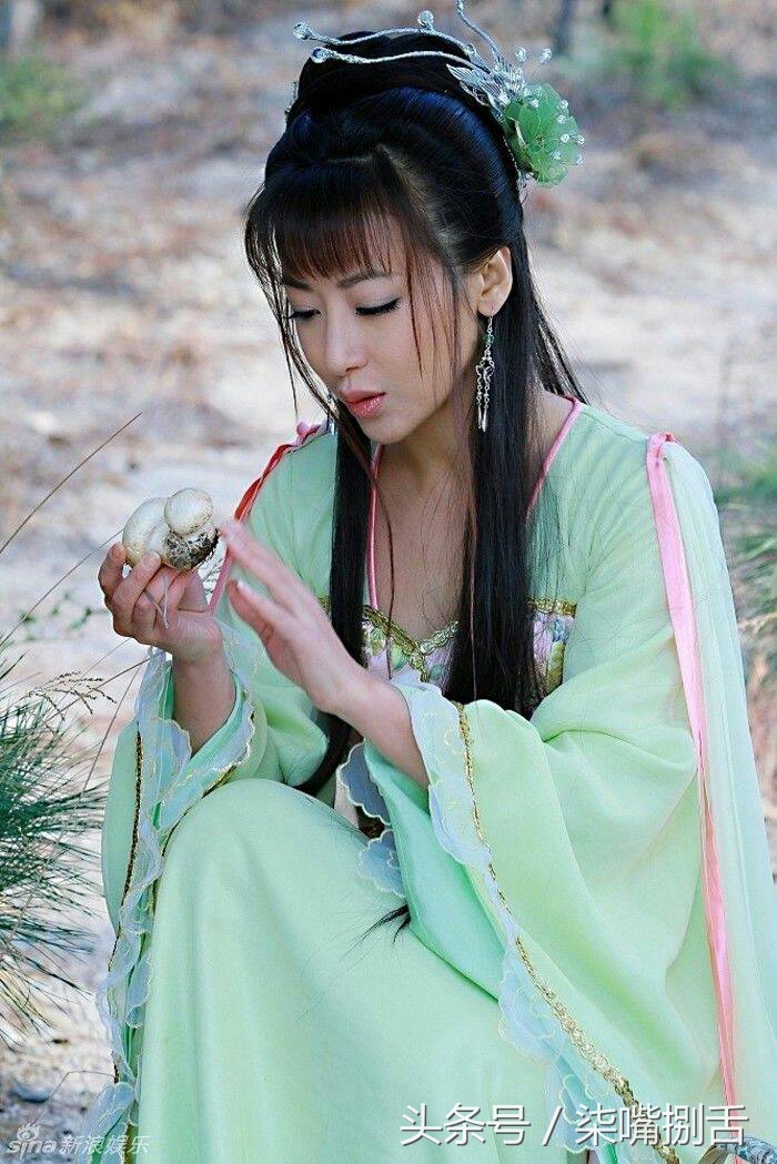 古装绿衣美女,迪丽热巴杨颖赵丽颖古装
