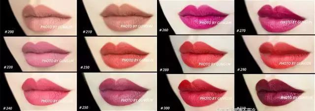 口红对比分析,口红颜值大比拼