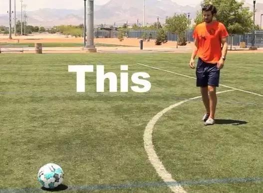 足球远射教学弧线球,足球底线小技巧