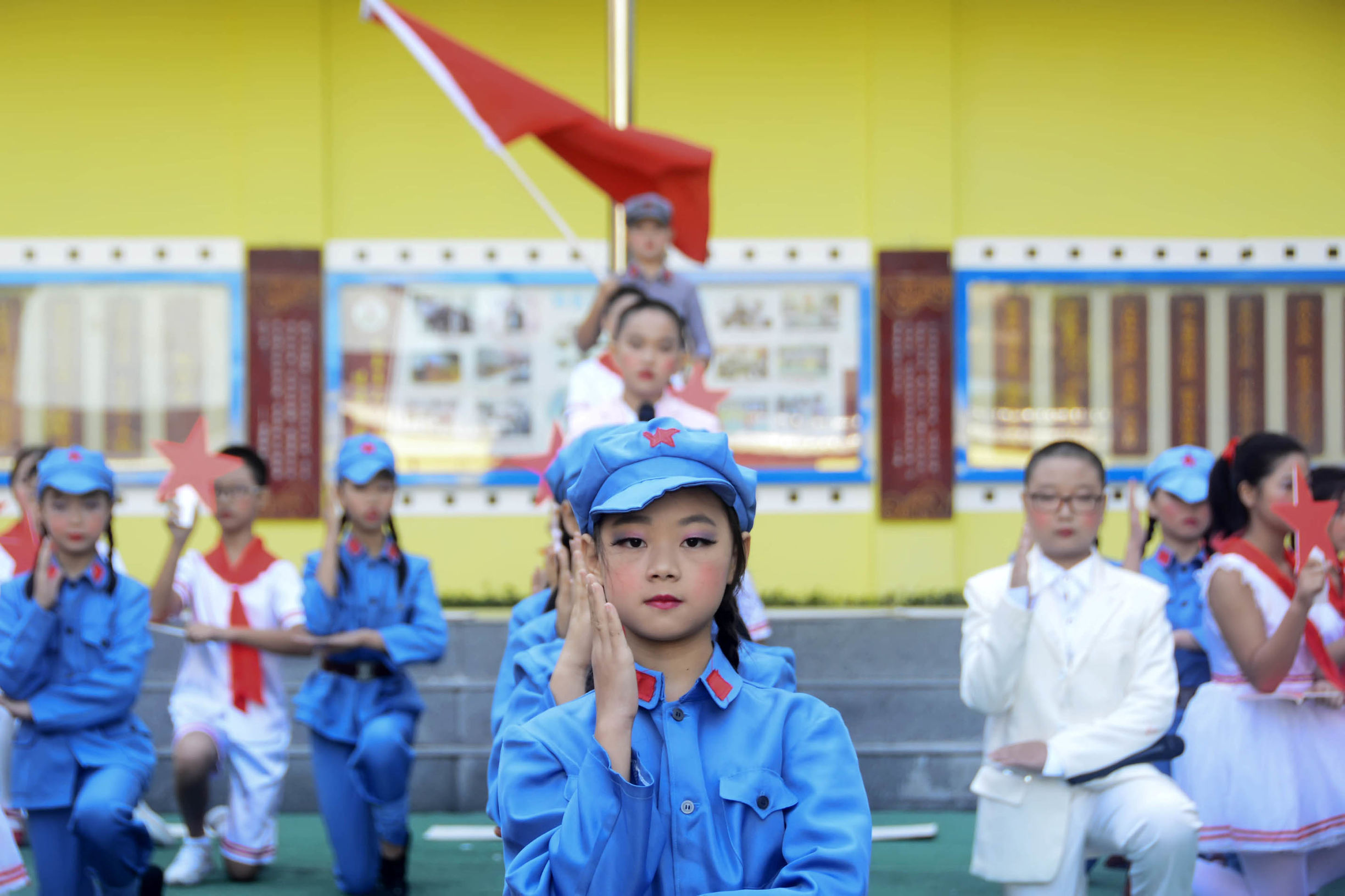三小学校升旗仪式,城区三小升旗仪式正规视频完整版